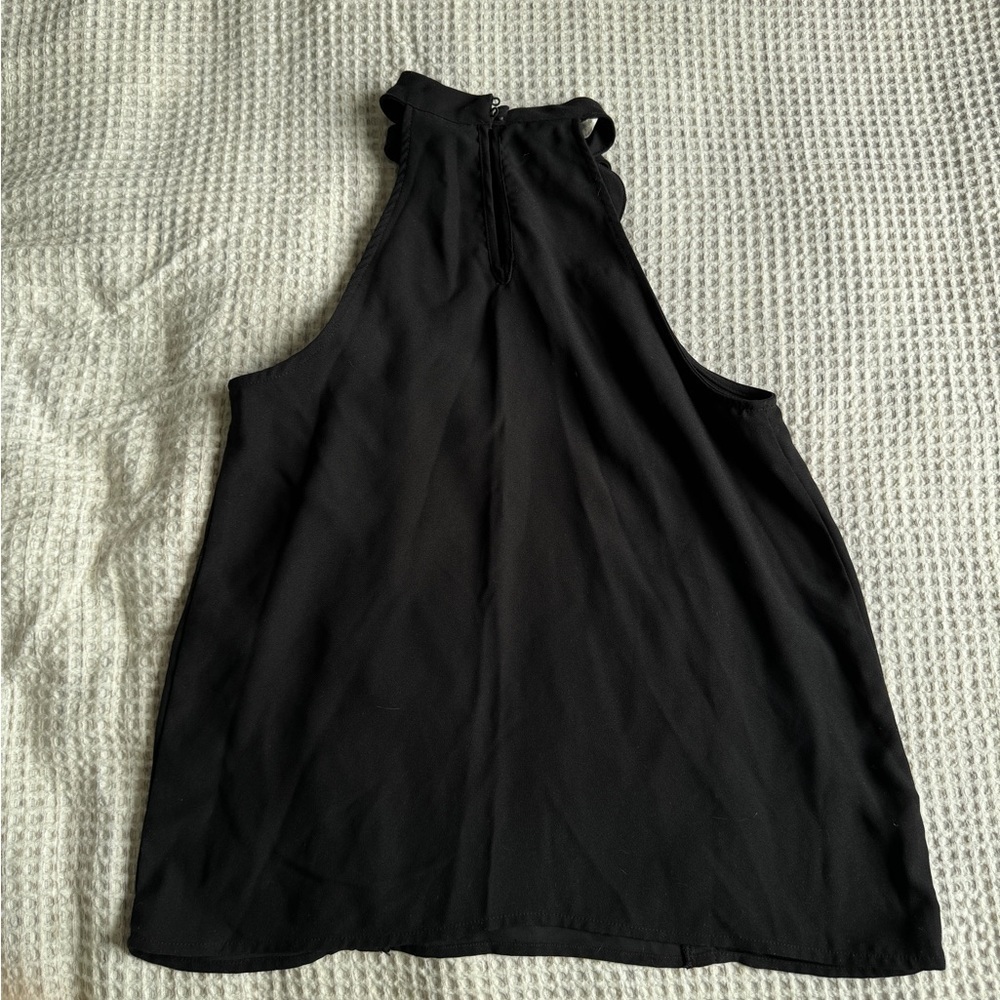 Victoria Beckham Target Black Ruffle Tank - Picture 6 of 7